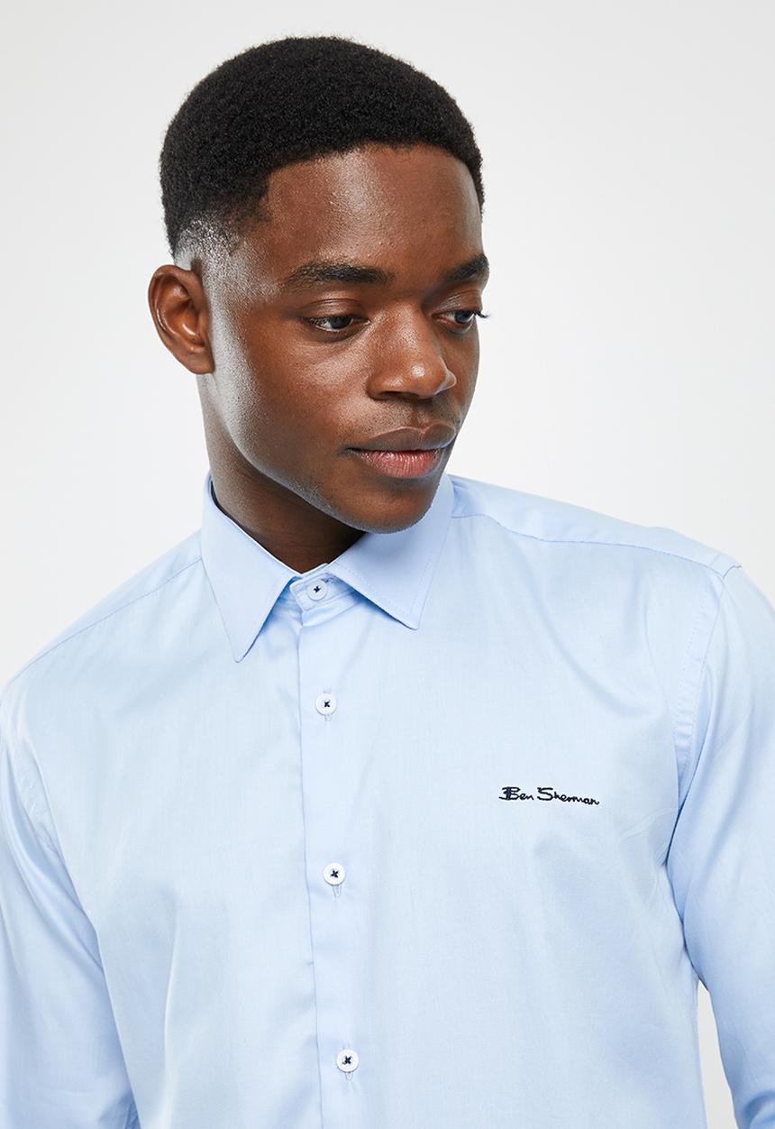 Ben Sherman - SLIM BEN SHIRT - SKY