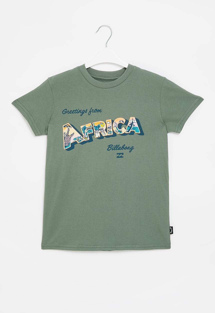Billabong  - Boys holiday africa short sleeve tee - khaki