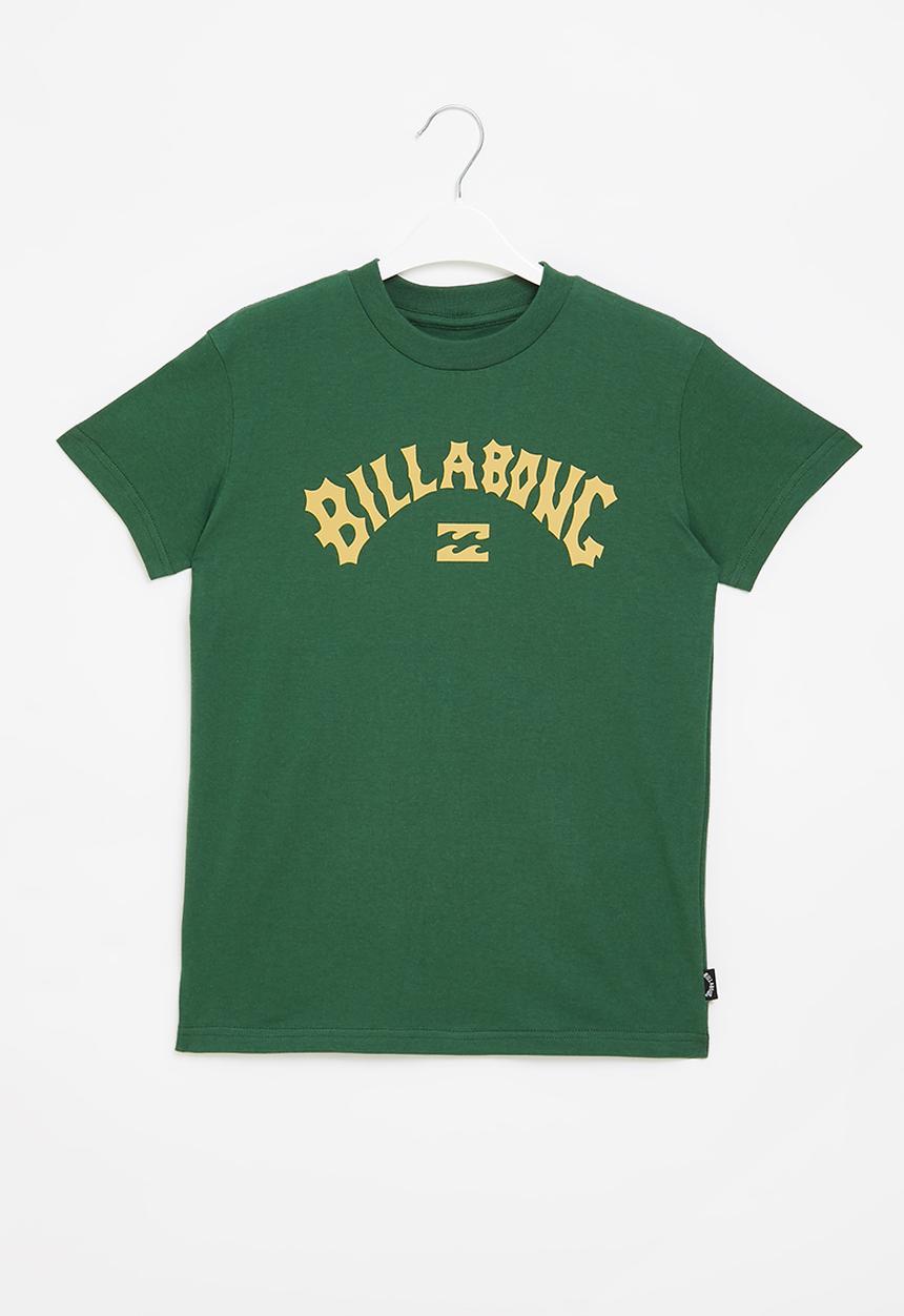 Billabong  - Boys arch wave short sleeve tee - washed olive
