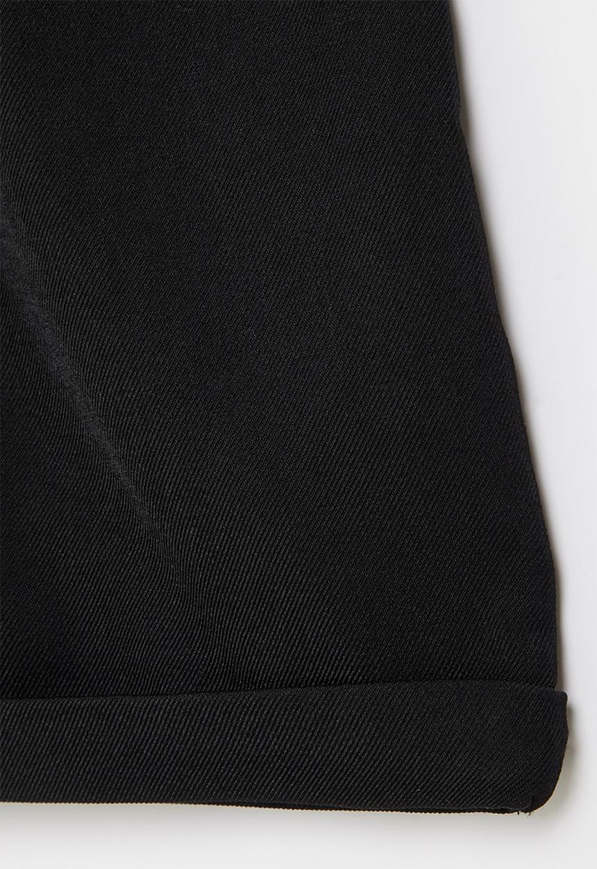 Rebel Republic - Girl elasticated shorts - black