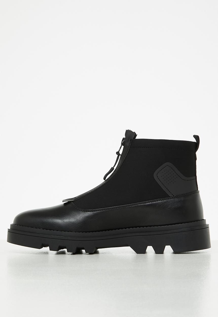 MAZERATA - Vinchey 9 leather lycra - black