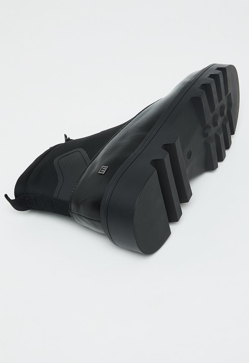 Vinchey 9 leather lycra - black