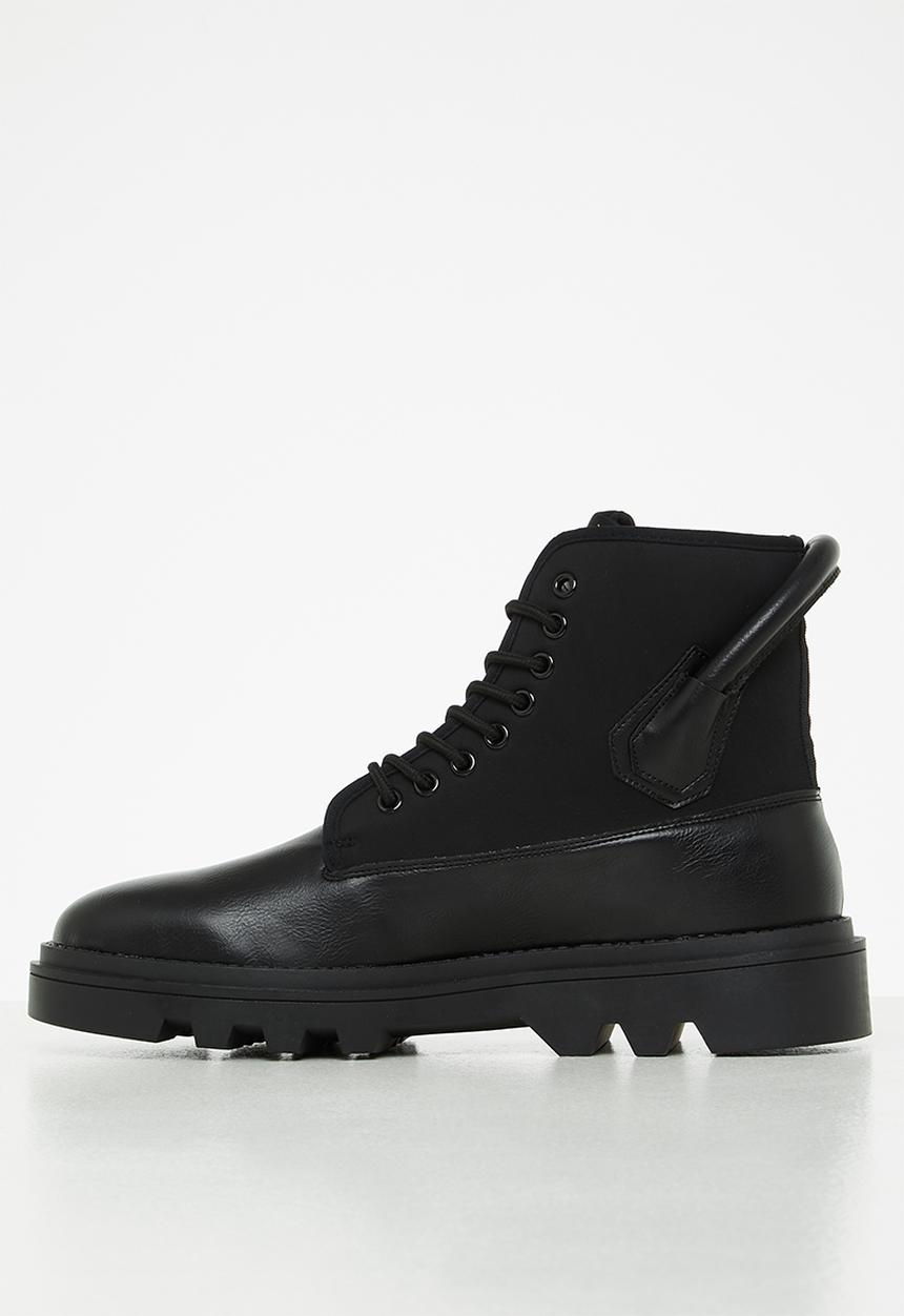 MAZERATA - Vinchey 8 leather lycra - black