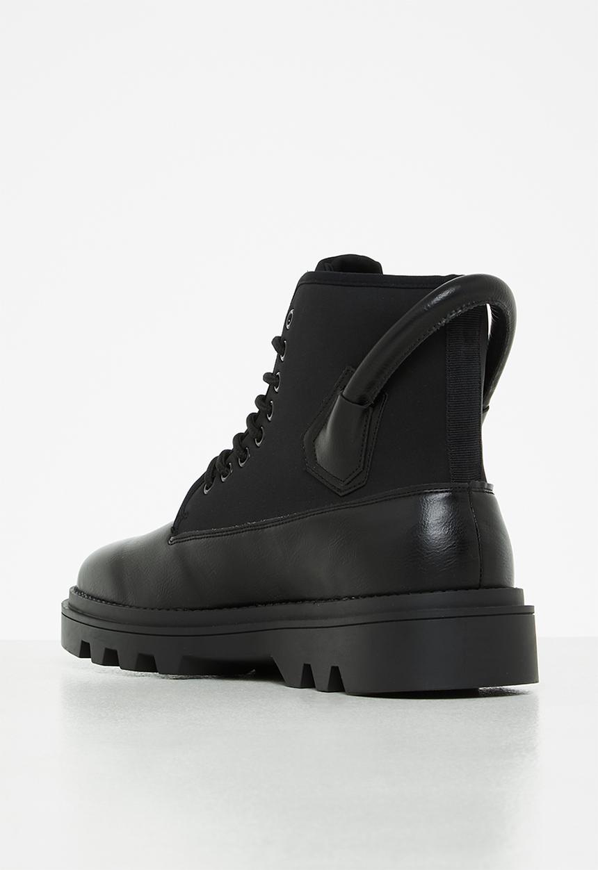 MAZERATA - Vinchey 8 leather lycra - black