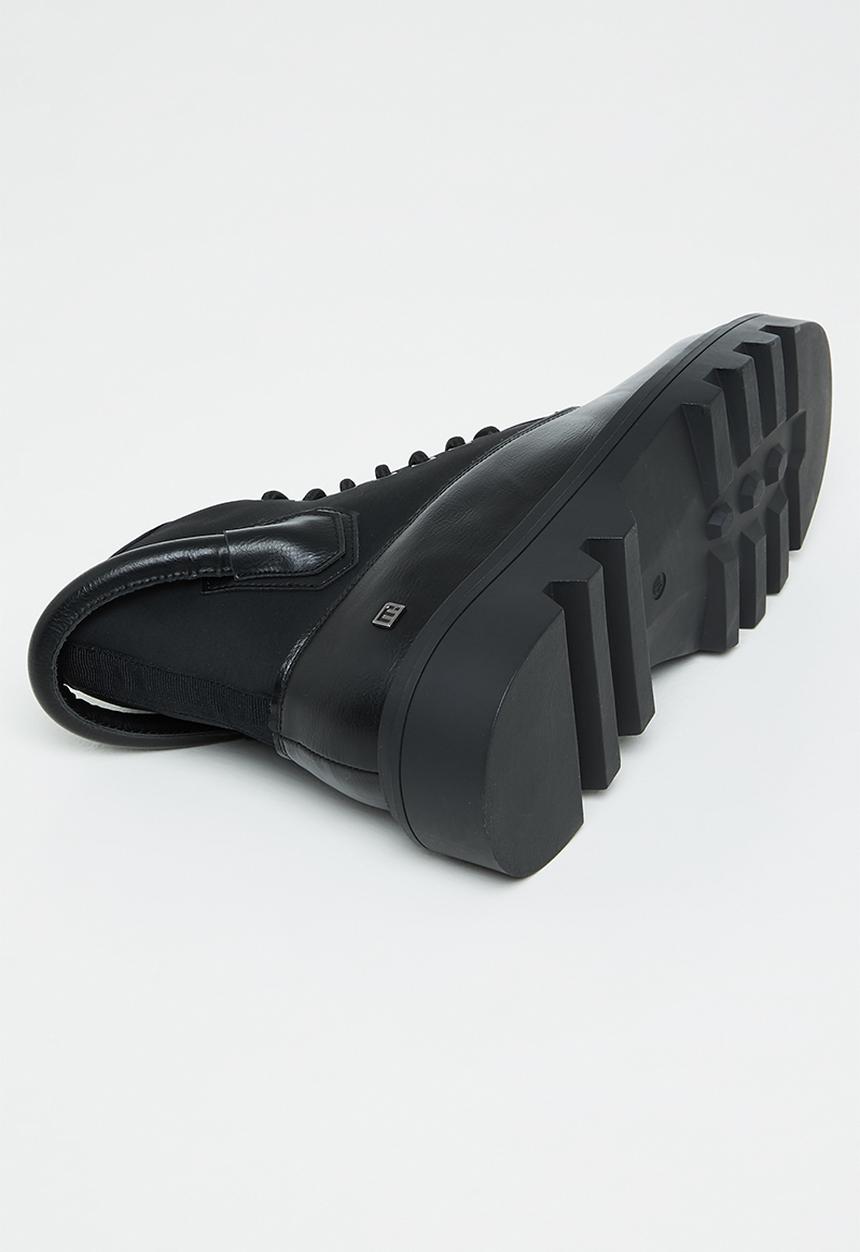 MAZERATA - Vinchey 8 leather lycra - black
