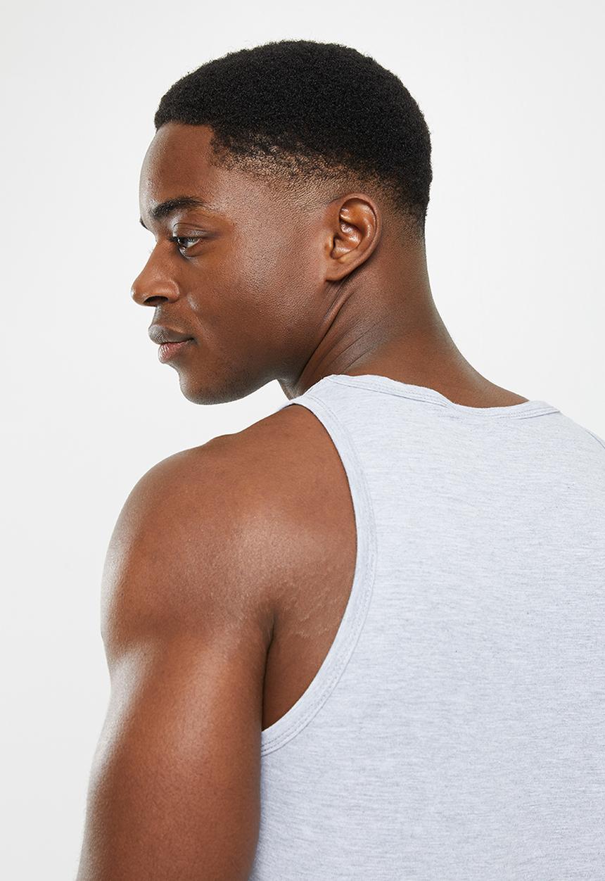Bench - Angus tank - grey melange