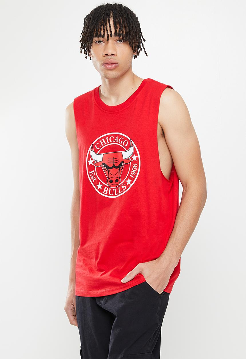 NBA - Chicago Bulls fashion print T-shirt - red