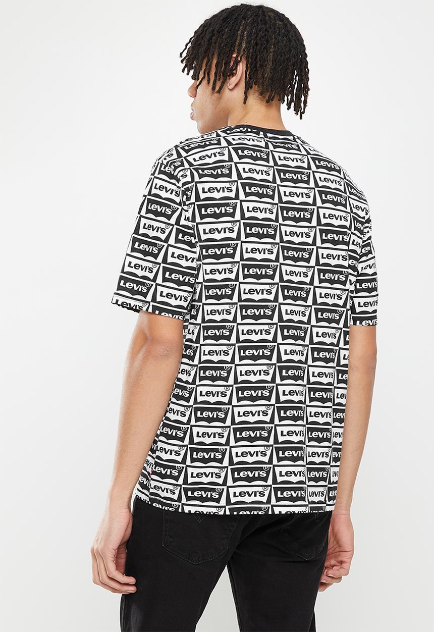 Levi’s® - Short sleeve relaxed fit tee - white & black