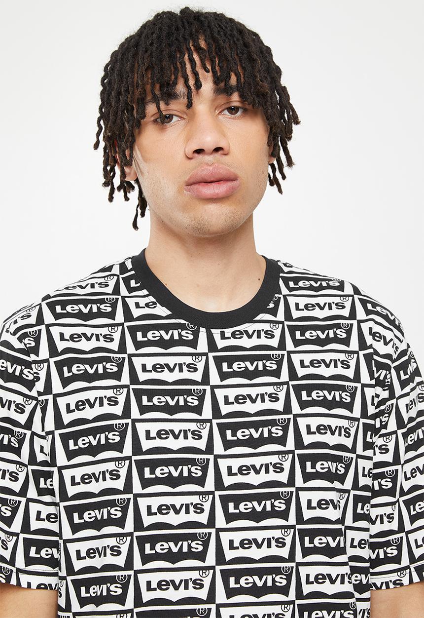 Levi’s® - Short sleeve relaxed fit tee - white & black