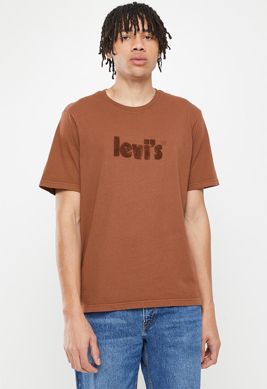 Levi’s® - Short sleeve relaxed fit tee poster logo gd - cinnamon