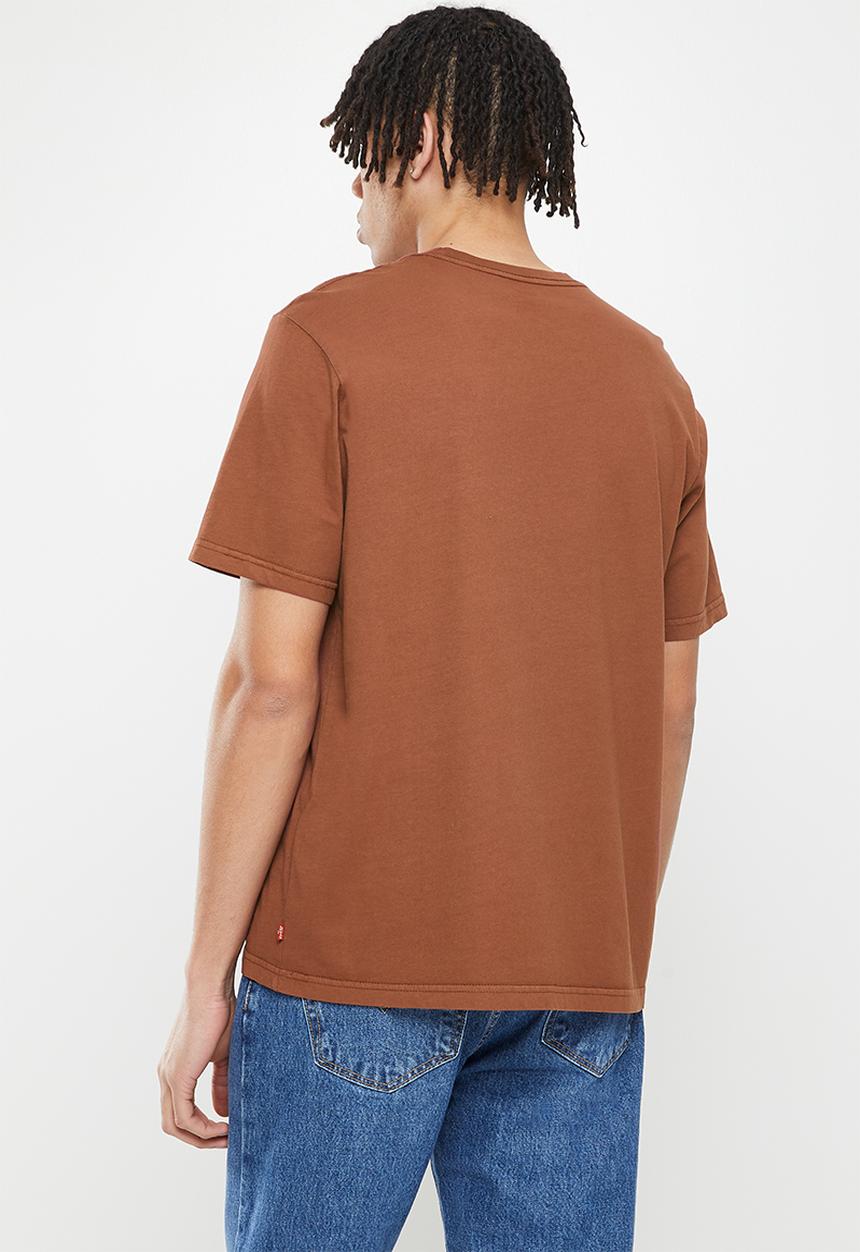 Levi’s® - Short sleeve relaxed fit tee poster logo gd - cinnamon
