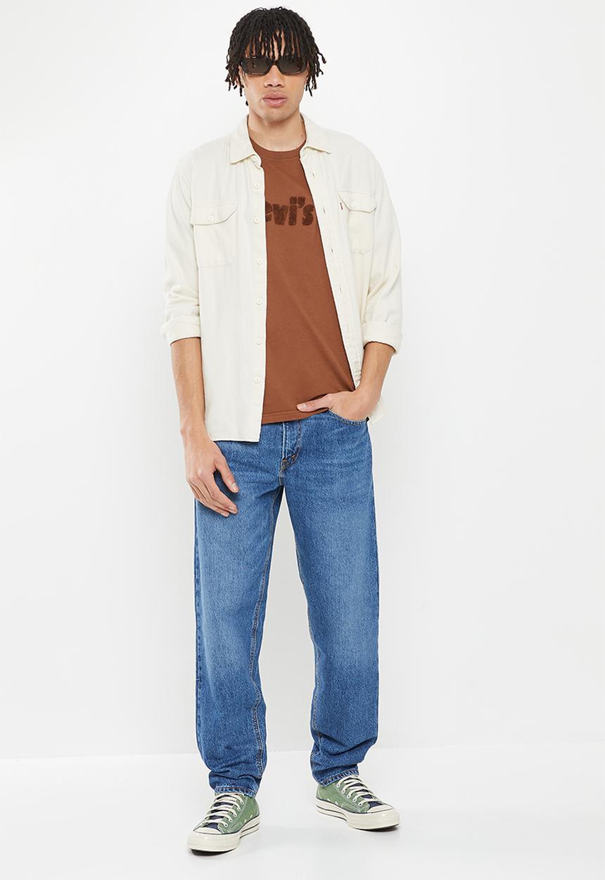 Levi’s® - Short sleeve relaxed fit tee poster logo gd - cinnamon