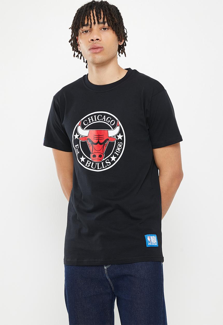 NBA - Chicago Bulls core badge print tee - black