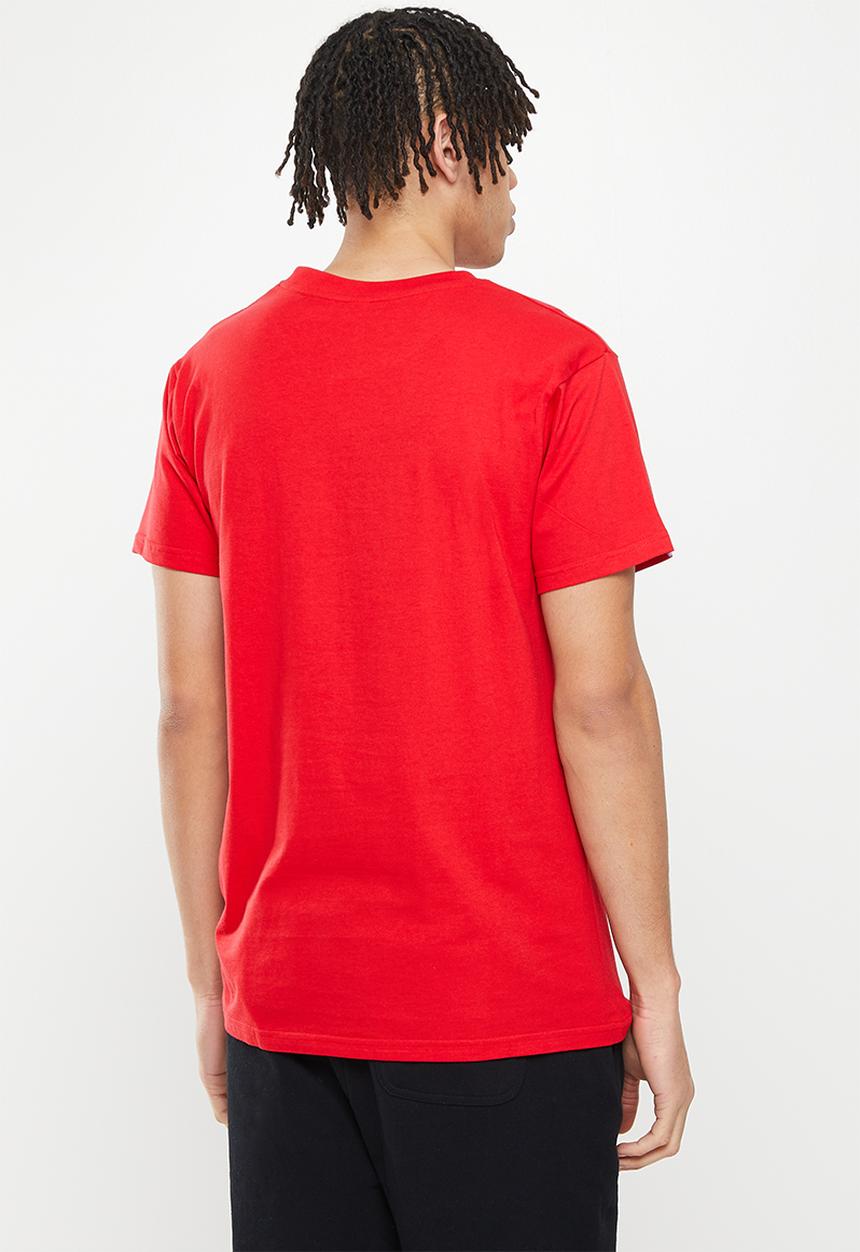 NBA - Chicago Bulls core badge print tee - red