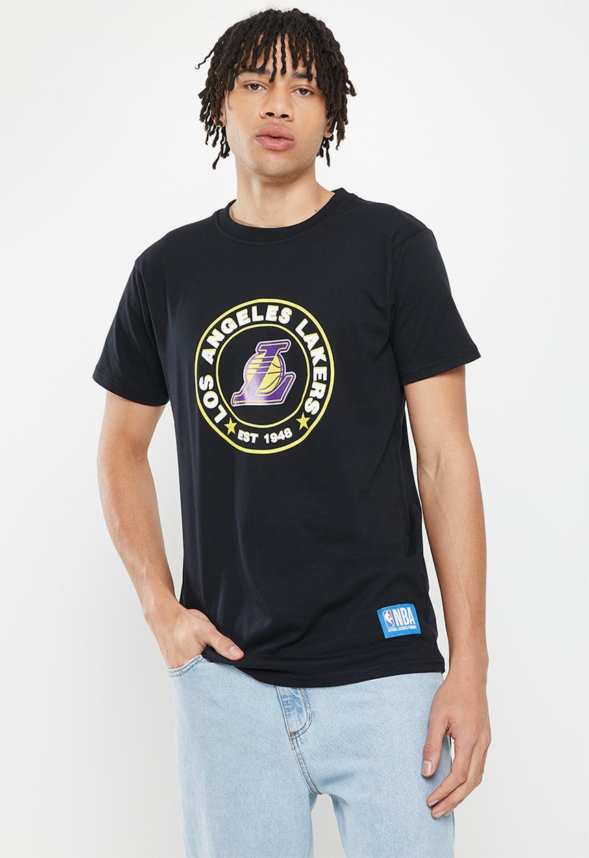 NBA - LA Lakers core badge print tee - black