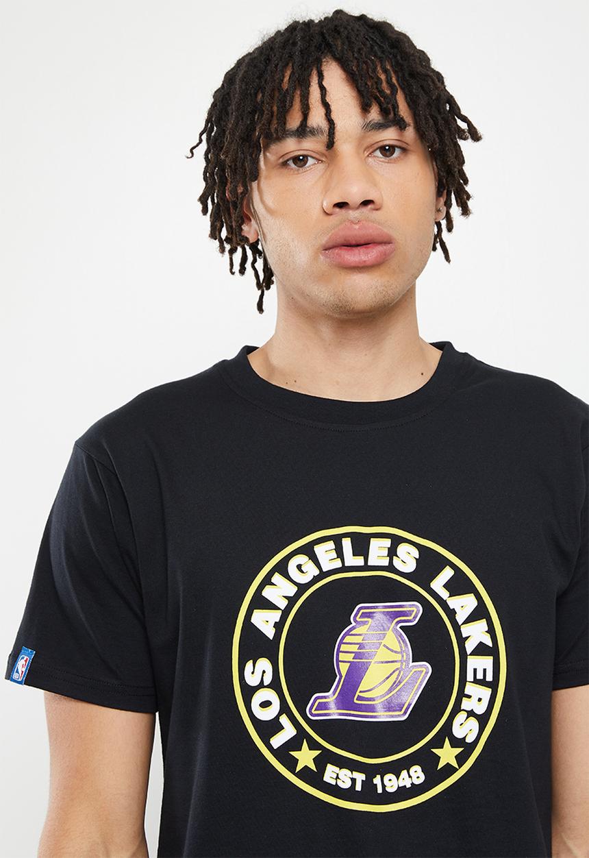 NBA - LA Lakers core badge print tee - black