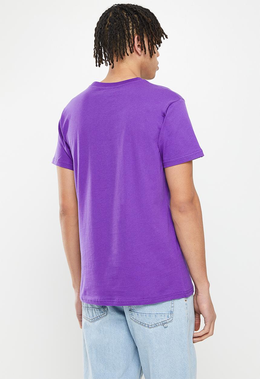 NBA - LA Lakers core badge print tee - purple