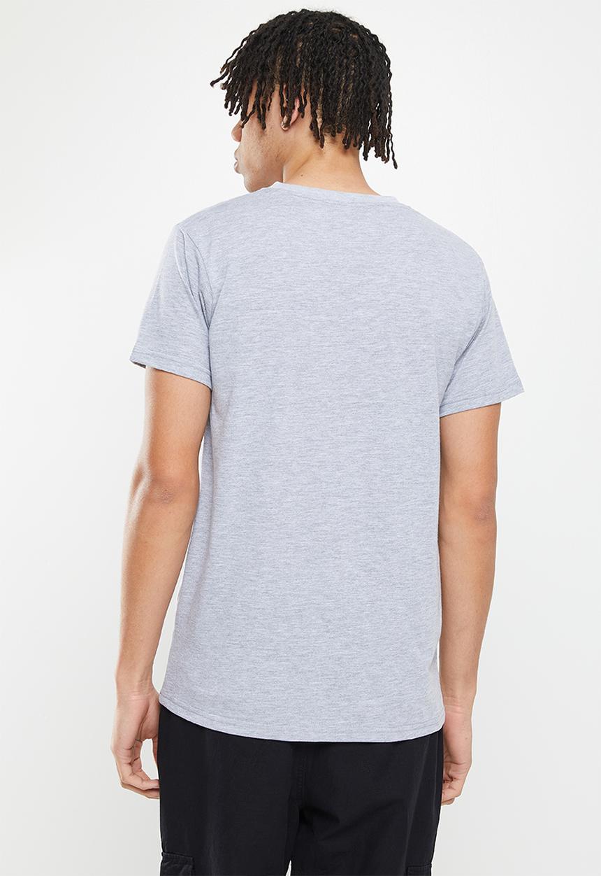 NBA - NBA core badge print tee - grey