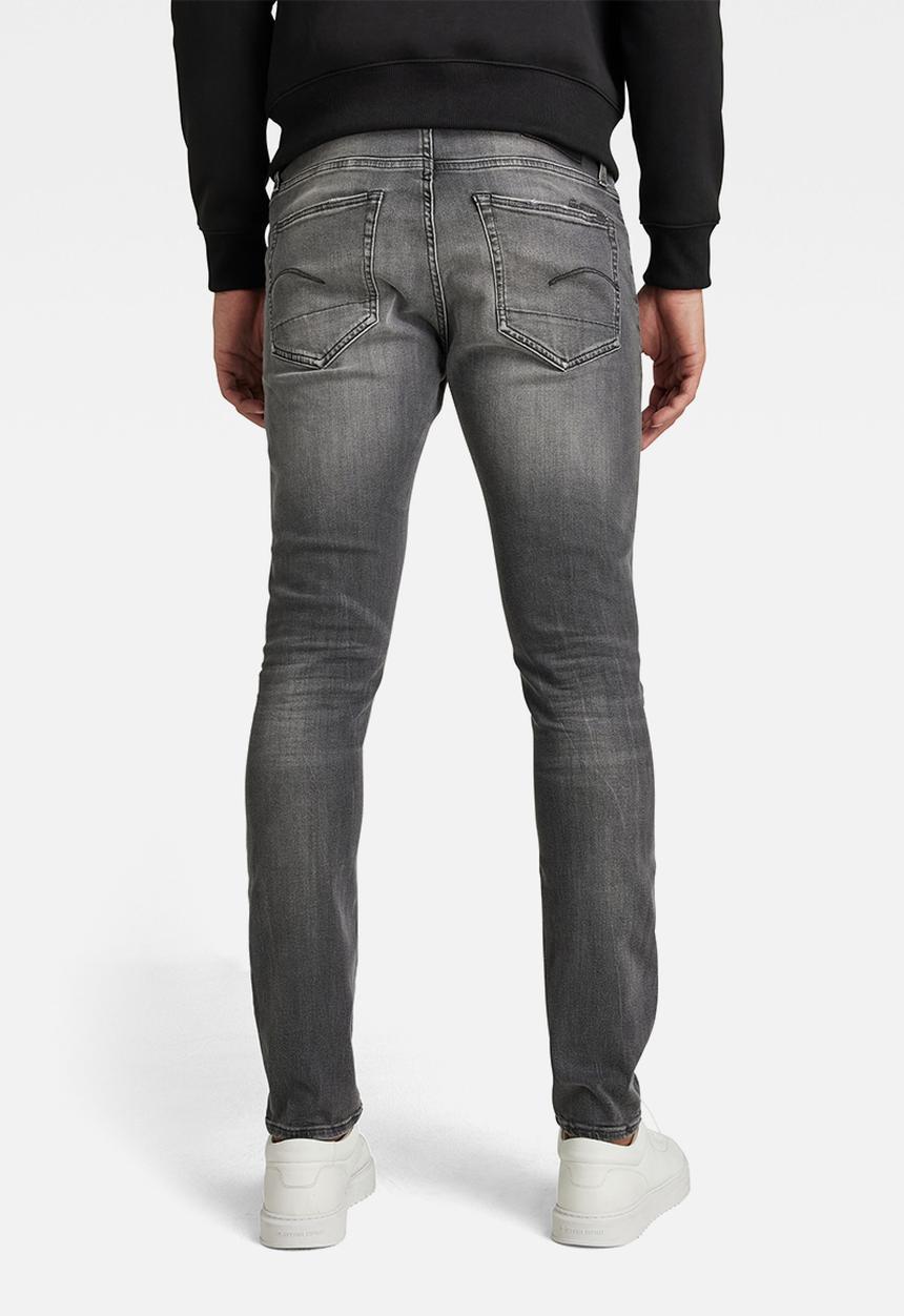 G-STAR - 3301 slim fit jeans - faded crow destroyed