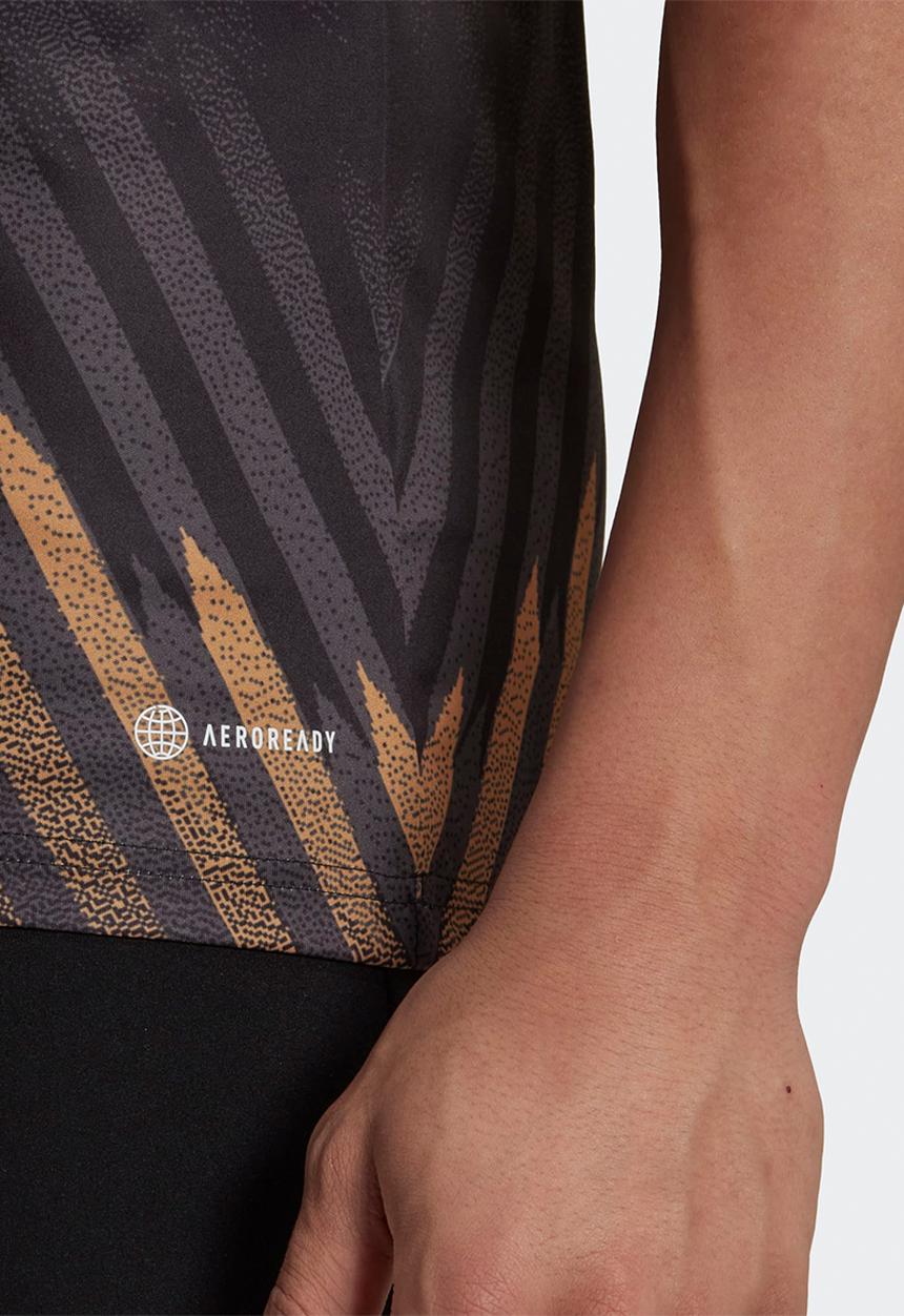 adidas Performance - Germany Training T-shirt Pre Match World Cup 2022  - black/grey six