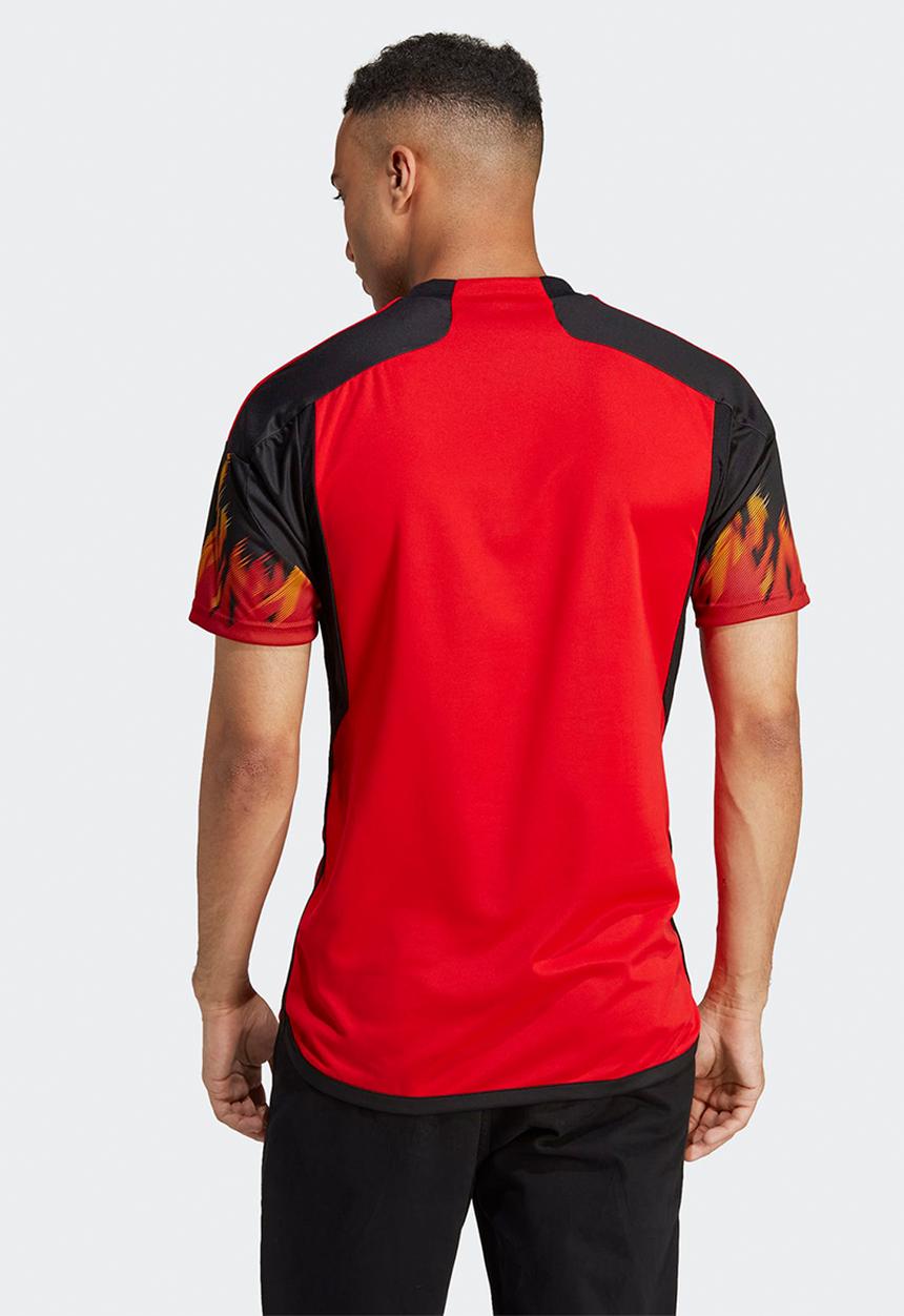adidas Performance - Belgium  Home Soccer WC 22 Jersey- red & black