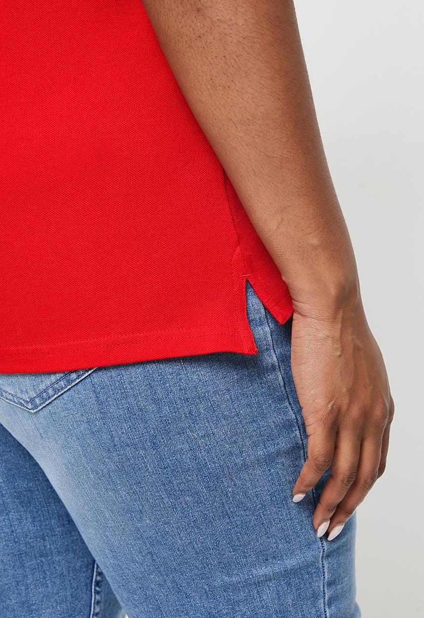 POLO - Plus margot short sleeve  essential golfer - red