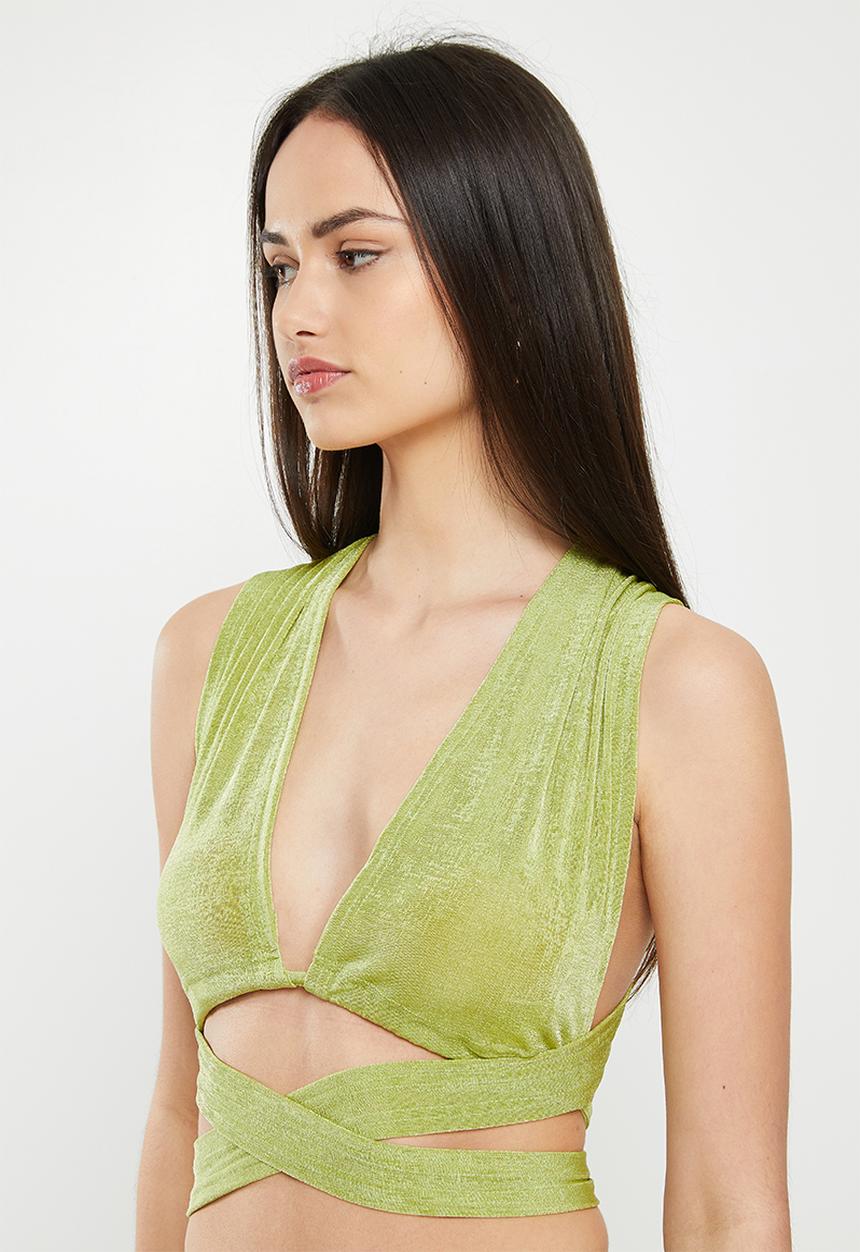 The Lot - Amalfi wrap set - green