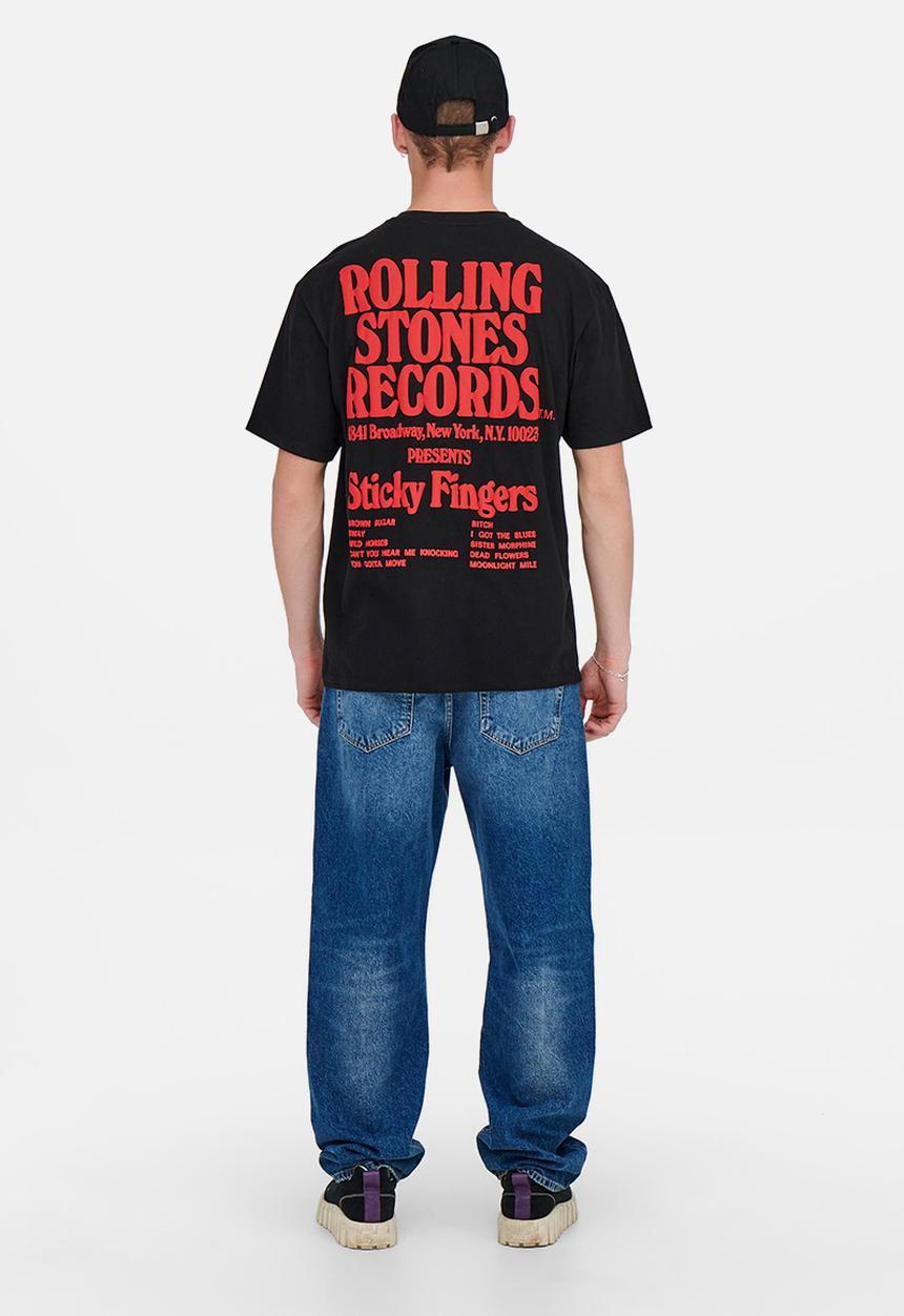 Only & Sons - Onsfred rlx stones short sleeve tee - black