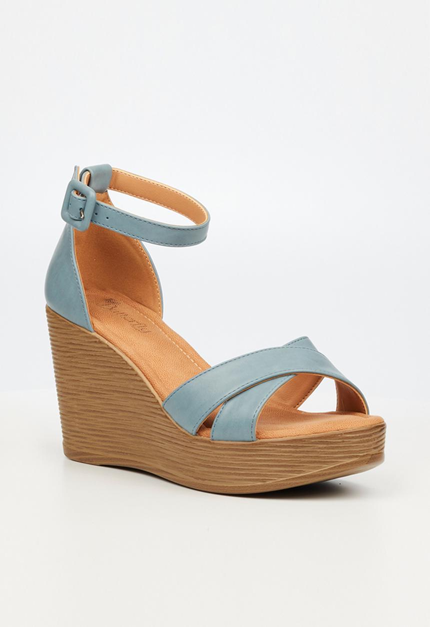 Butterfly Feet - Larah 1 wedge heel - blue