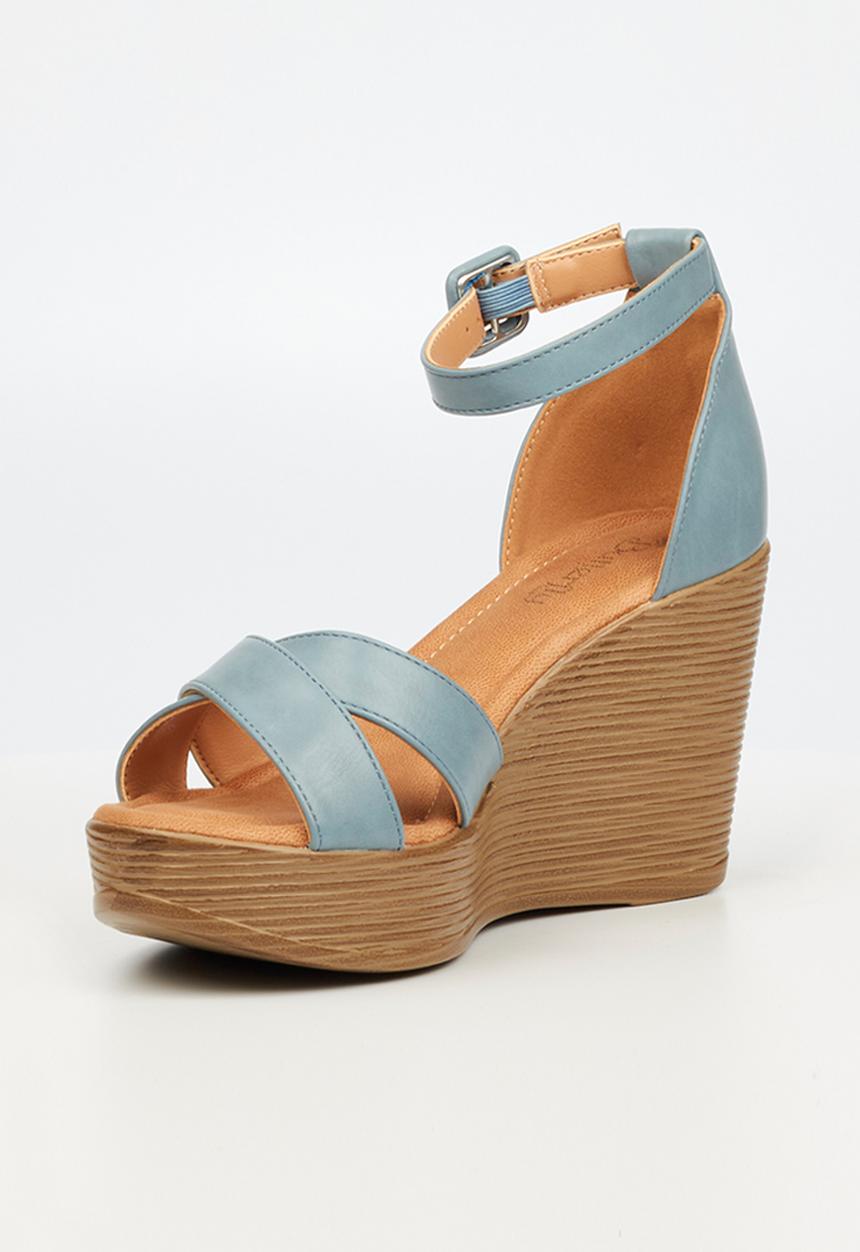 Butterfly Feet - Larah 1 wedge heel - blue