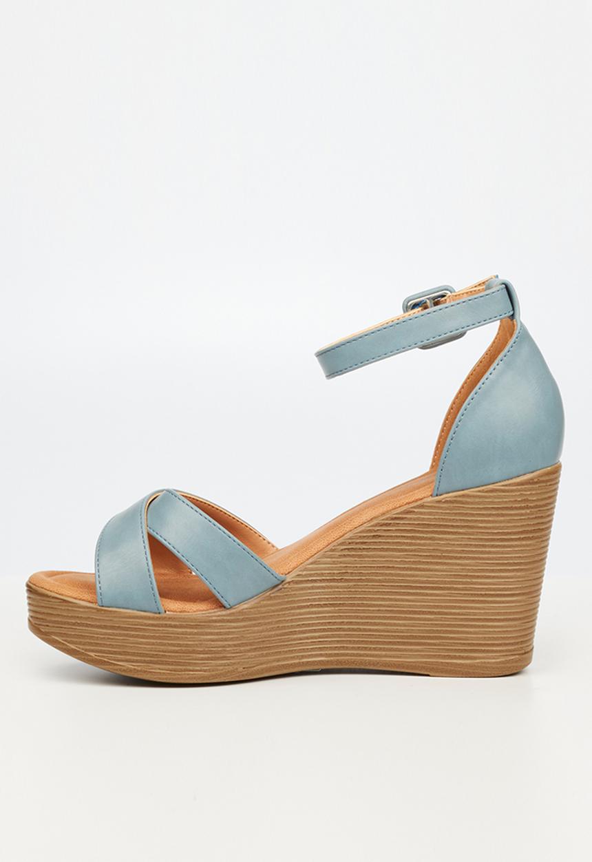 Butterfly Feet - Larah 1 wedge heel - blue