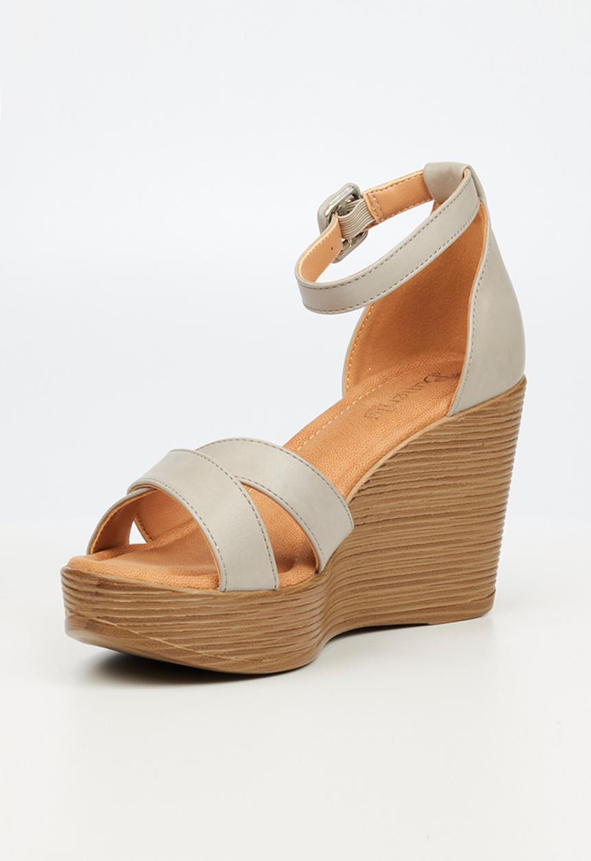 Butterfly Feet - Larah 1 wedge heel - grey