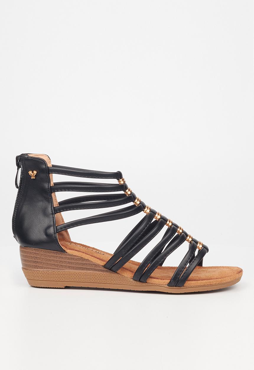Butterfly Feet - Linah 1 wedge heel - black
