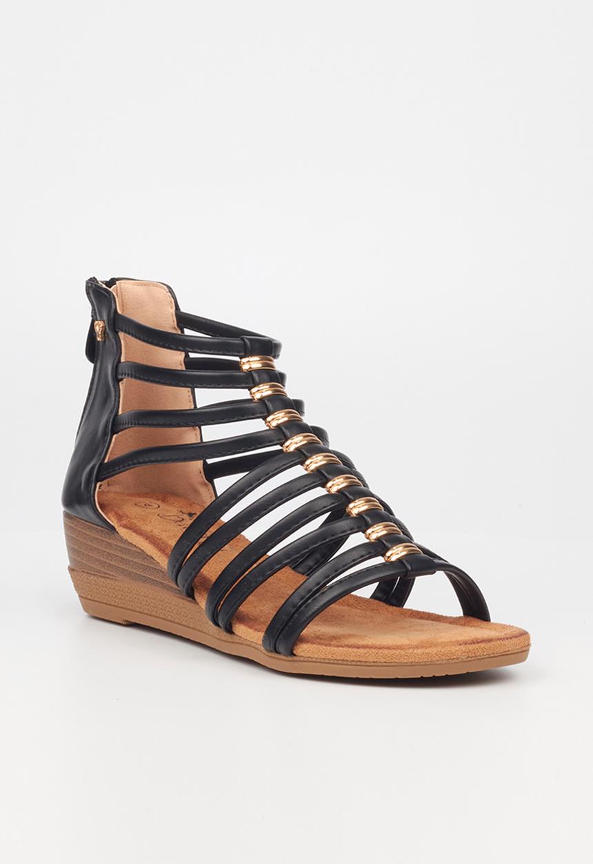 Butterfly Feet - Linah 1 wedge heel - black