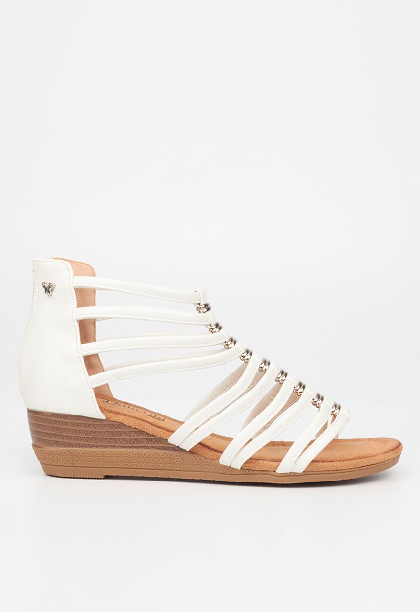 Butterfly Feet - Linah 1 wedge heel - white