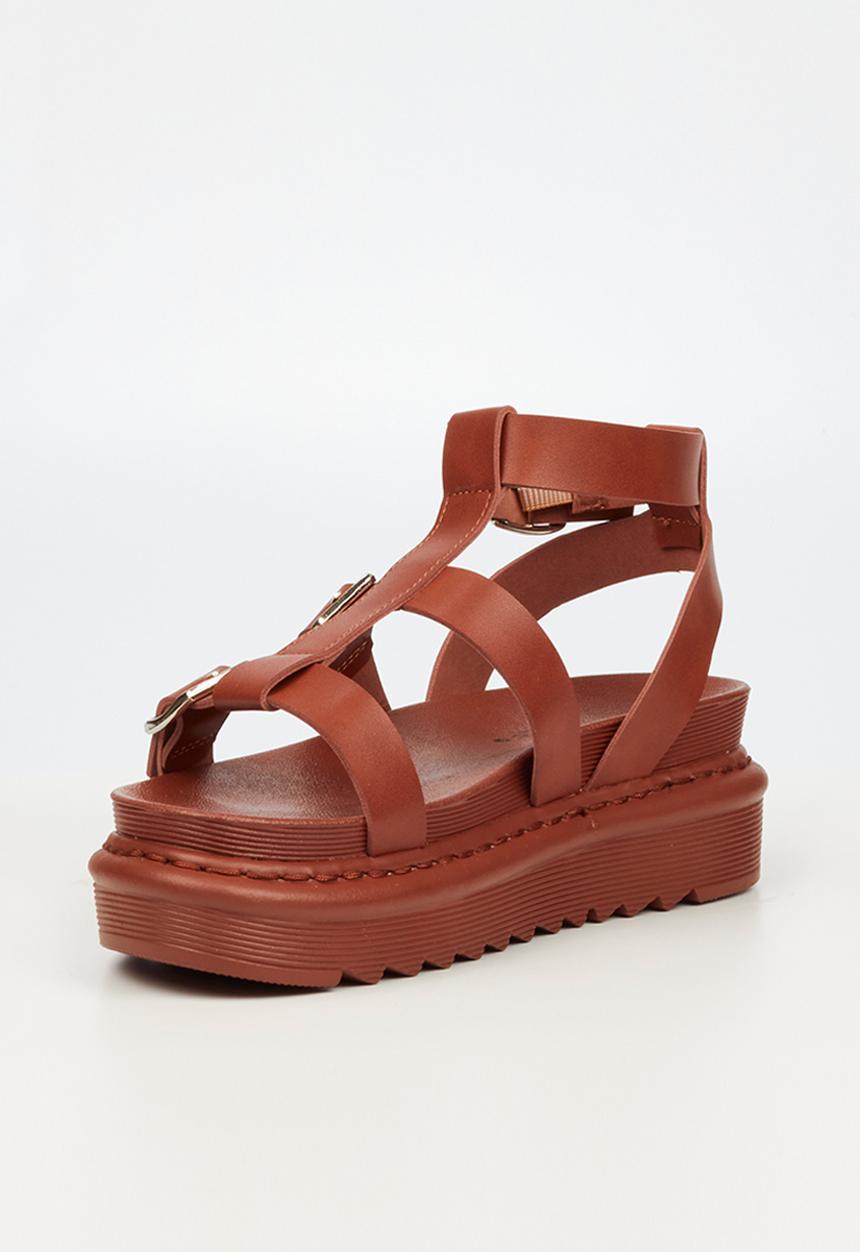 Rock & Co - Rouge 3 chunky flatform sandal - chocolate