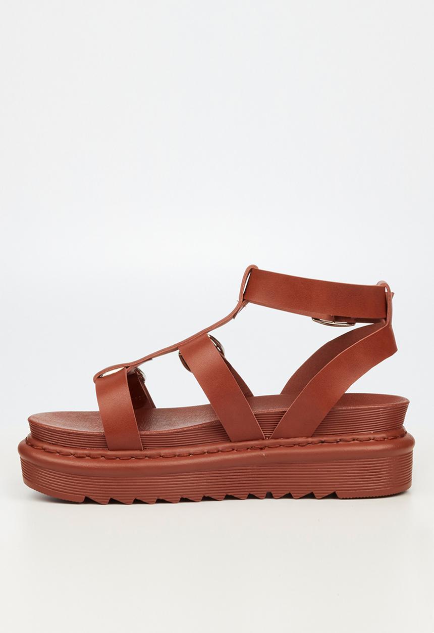 Rock & Co - Rouge 3 chunky flatform sandal - chocolate