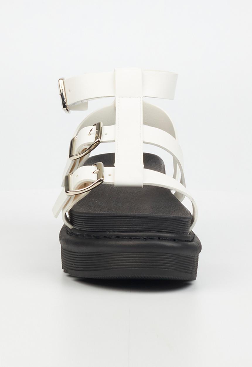 Rock & Co - Rouge 3 chunky flatform sandal - white