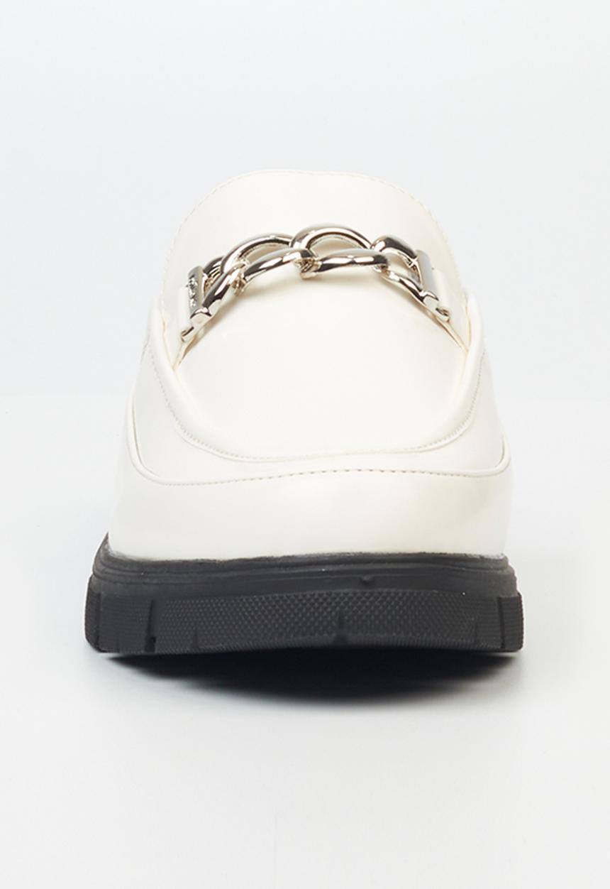 Rock & Co - Venez 1 chunky loafer mule - white