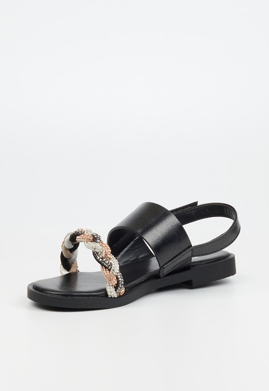 Little Miss Black - G-murano sandal - black