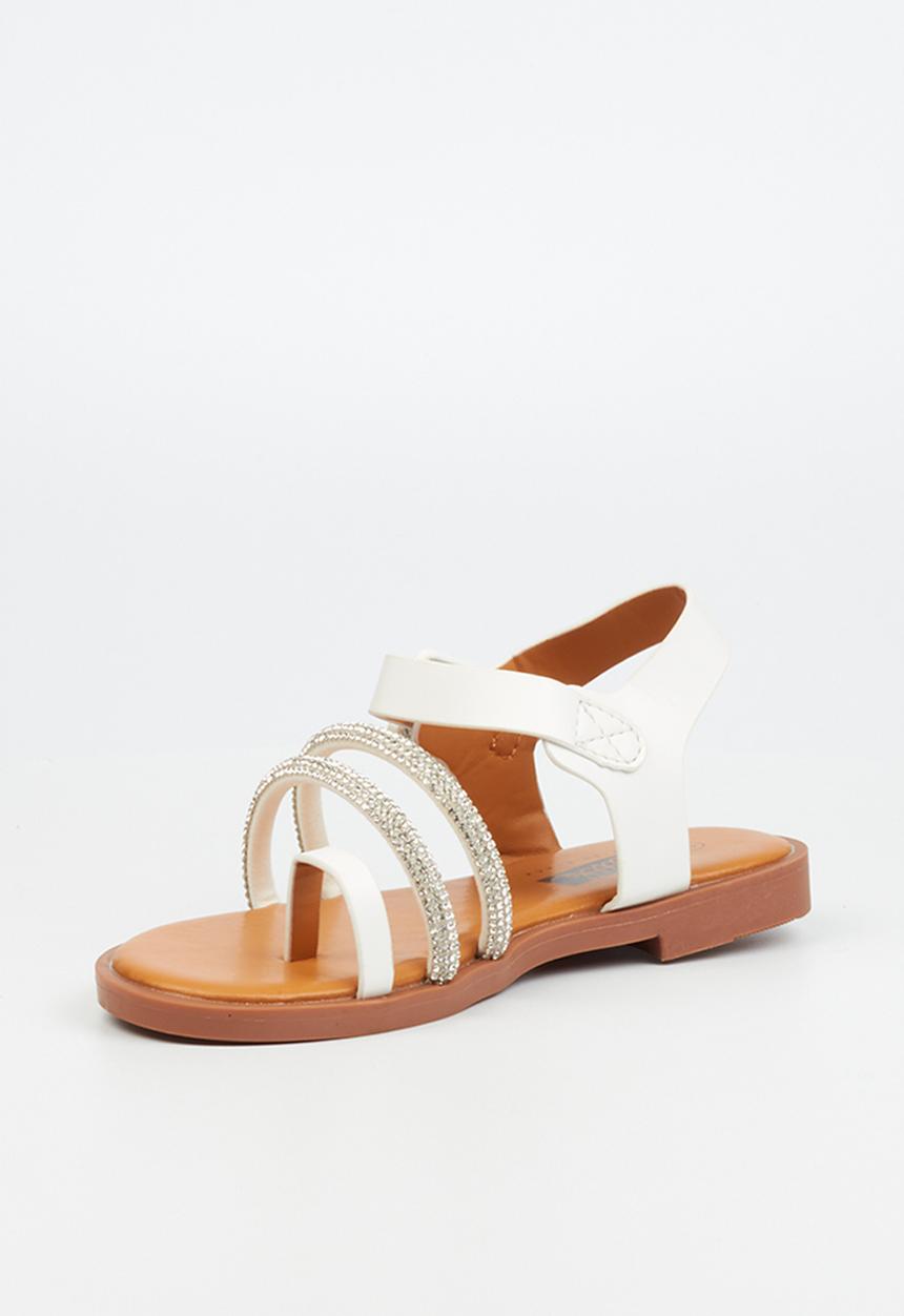 Little Miss Black - G-venice sandal - white