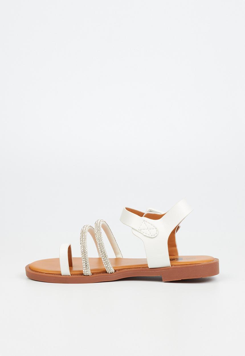 Little Miss Black - G-venice sandal - white