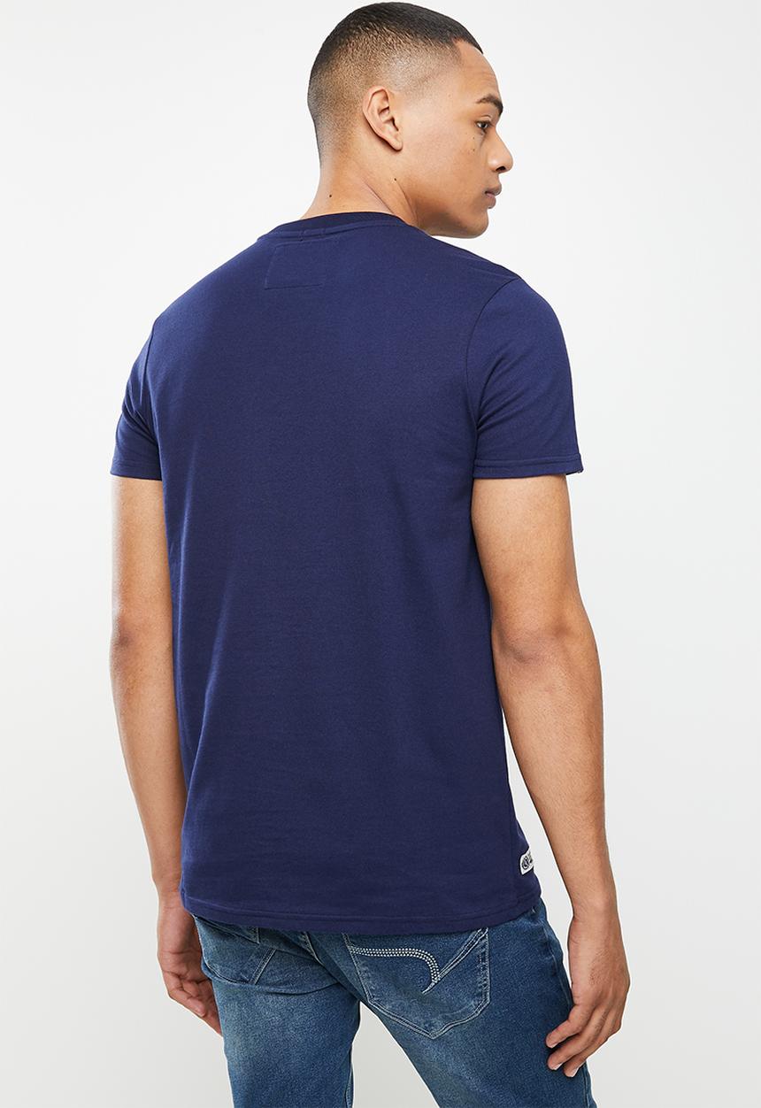 Aca Joe - Aca joe badge crew tee - navy