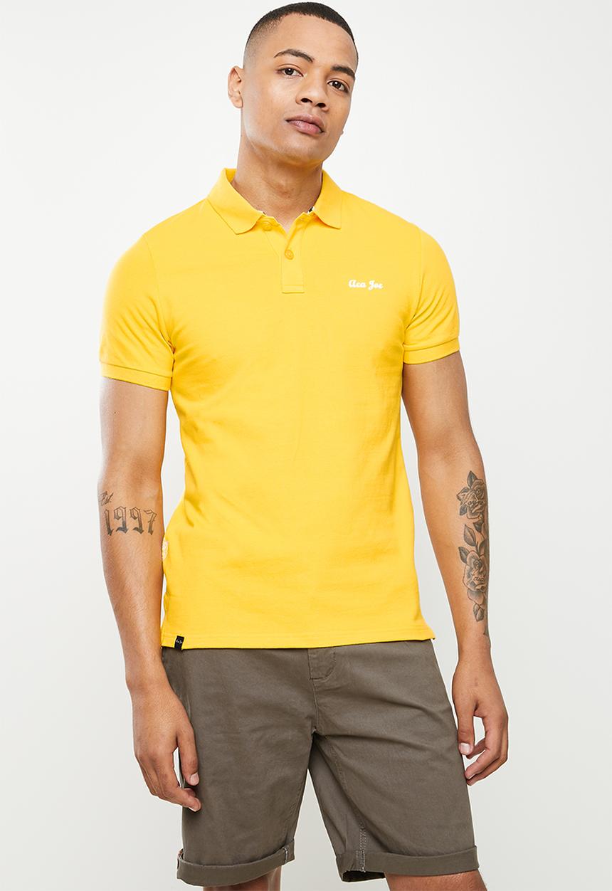 Aca Joe - Aca joe hd small logo - sustainable golfer - yellow