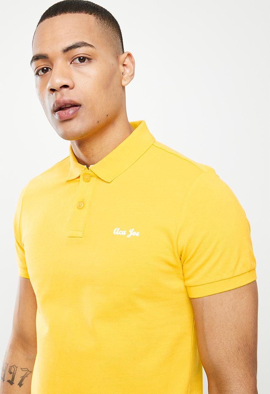 Aca Joe - Aca joe hd small logo - sustainable golfer - yellow