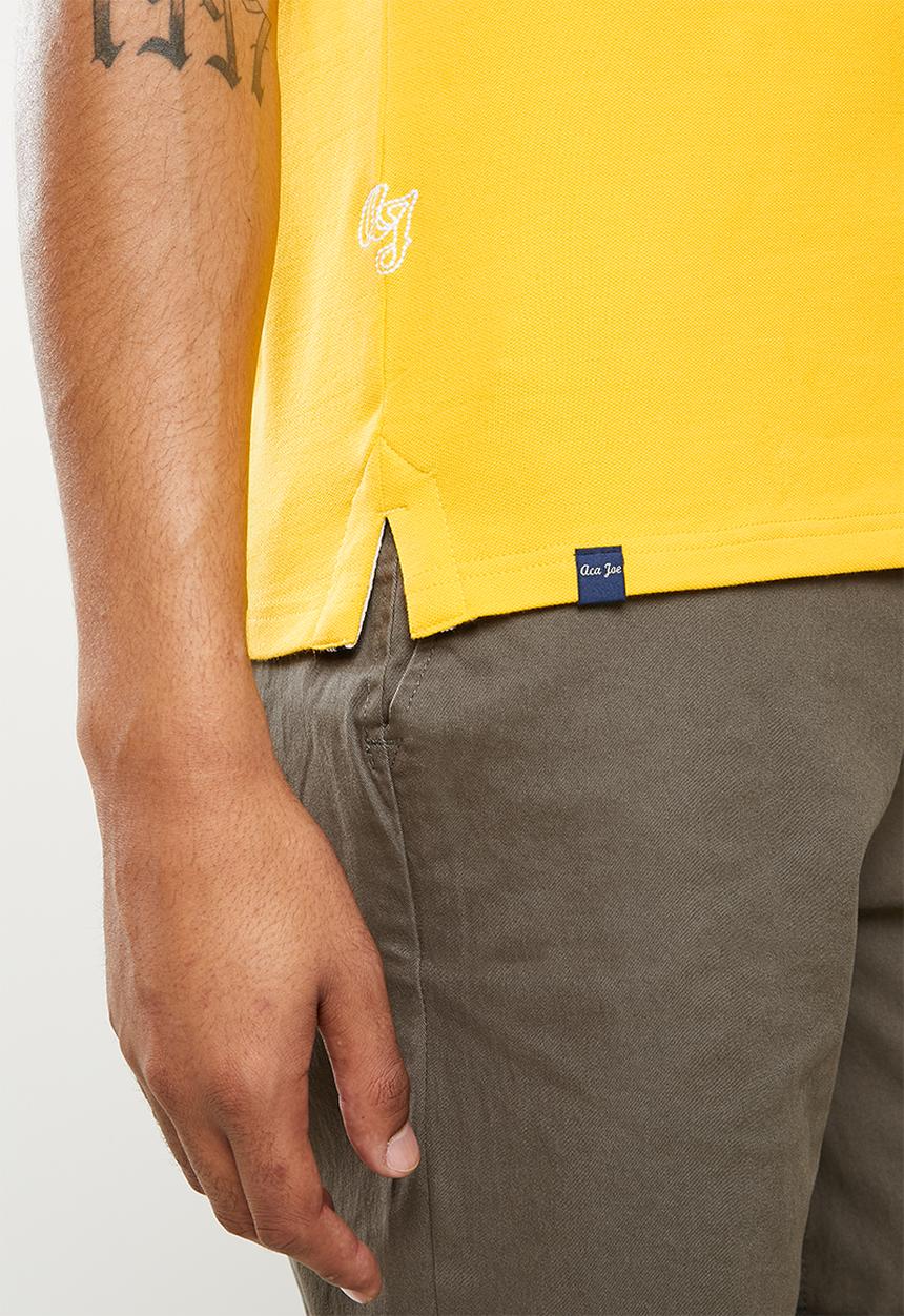 Aca Joe - Aca joe hd small logo - sustainable golfer - yellow