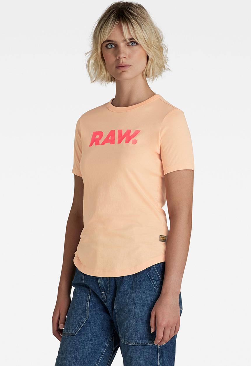 G-STAR - Raw. slim r t - peach nougat