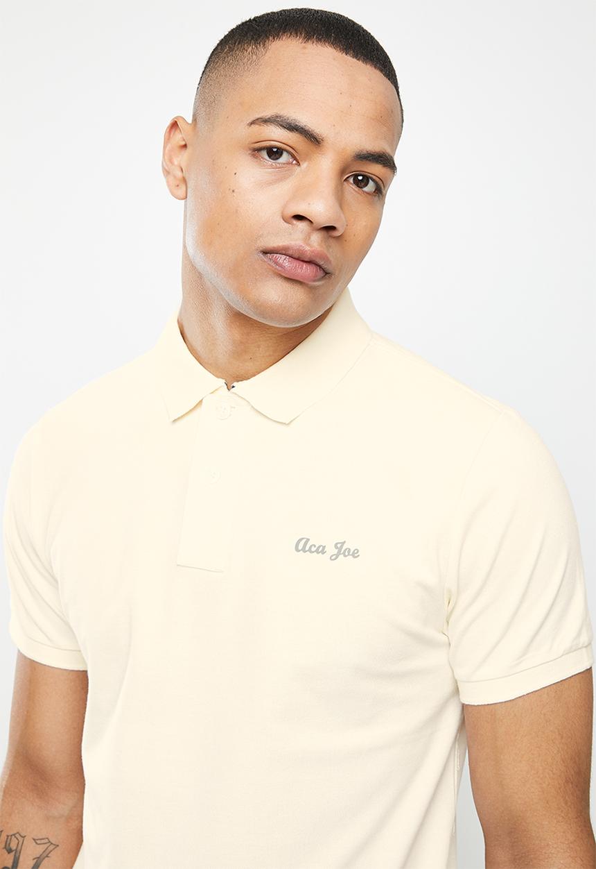 Aca Joe - Aca joe small logo embroidery golfer - snow white