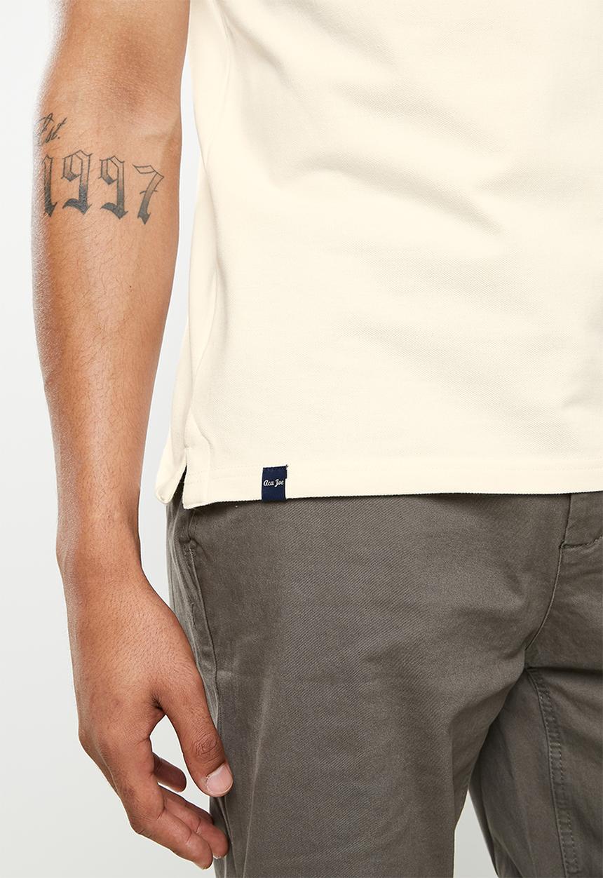 Aca Joe - Aca joe small logo embroidery golfer - snow white