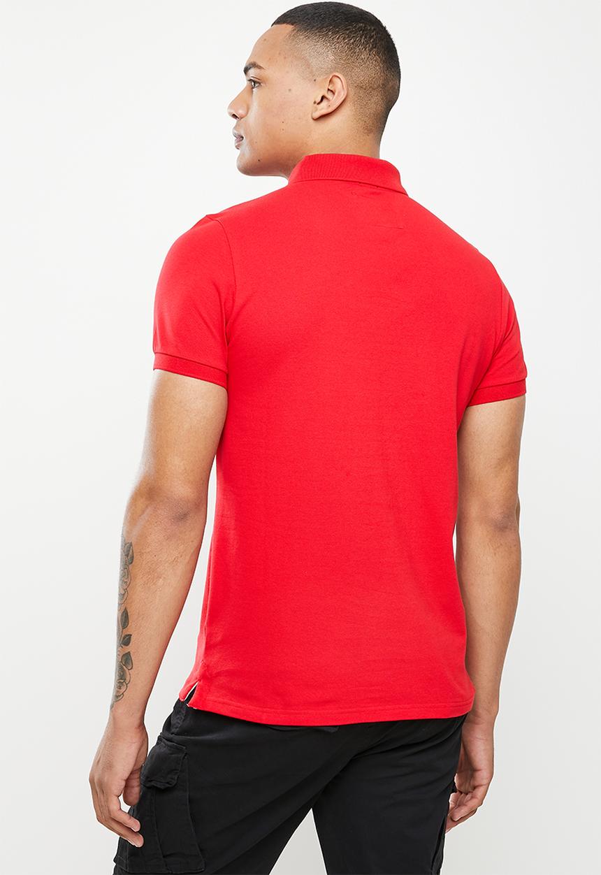 Aca Joe - Aca joe hd small logo - sustainable golfer - red